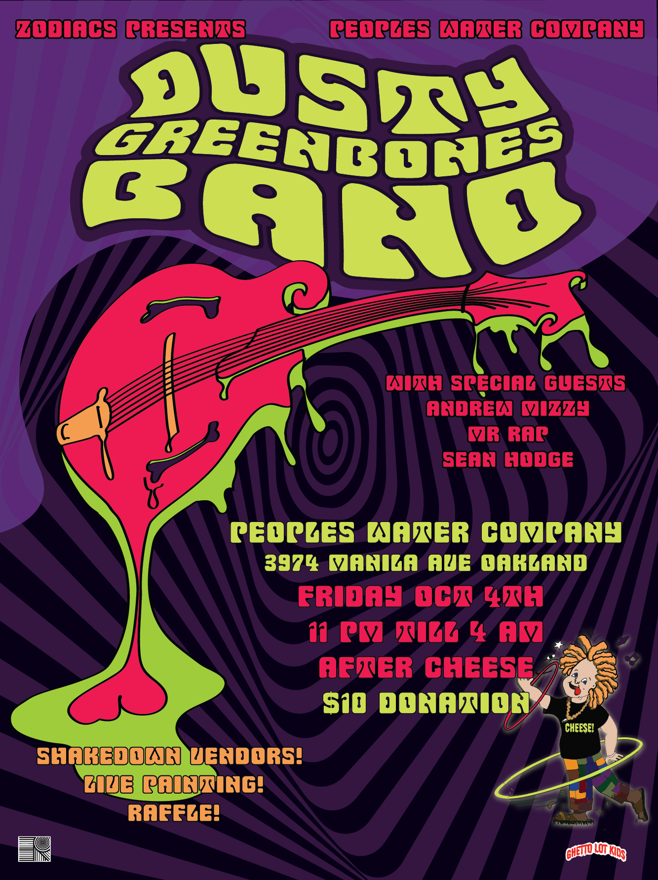 Psychedelic Bluegrass Gig Promotional Material